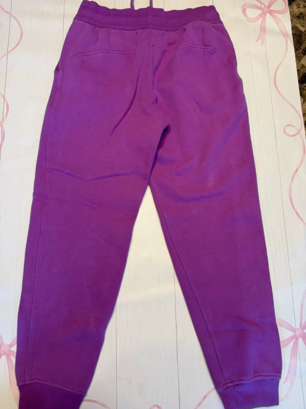 Lululemon Scuba High Rise Joggers MOONLIT MAGENTA SIZE 6